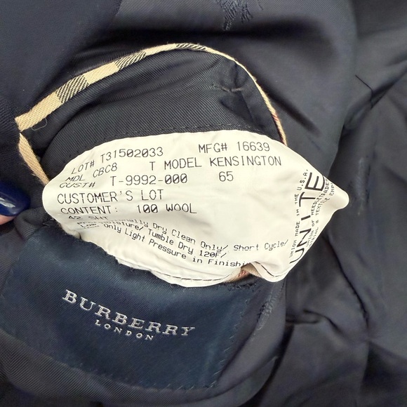 Vintage Burberry Blazer T Model Kensington - Picture 4 of 6
